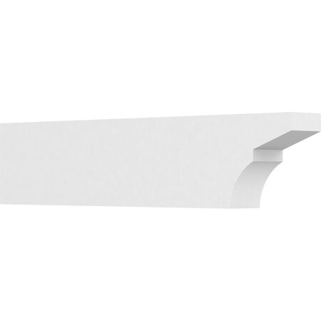 Standard Monterey Architectural Grade PVC Rafter Tail, 4W X 8H X 36L